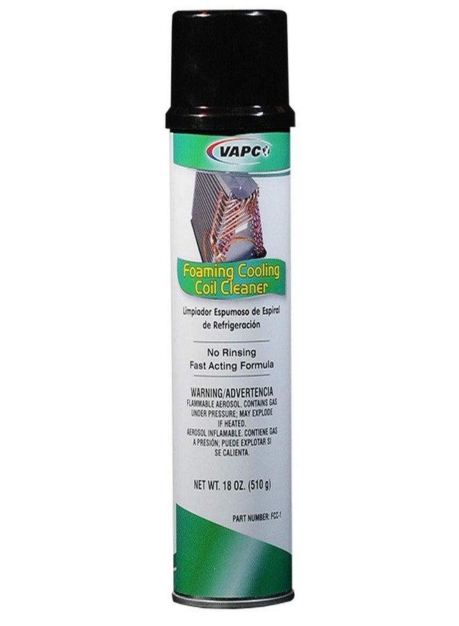 VAPCO 18 Oz. Evaporator Coil Cleaner Foaming FCC-1 - Image 1
